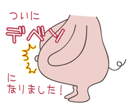 maternity pig sticker #7726252