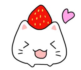 cat Japanese confectionery shop sticker #7726910