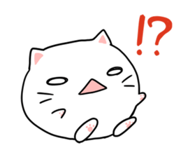 cat Japanese confectionery shop sticker #7726913