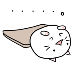 cat Japanese confectionery shop sticker #7726919