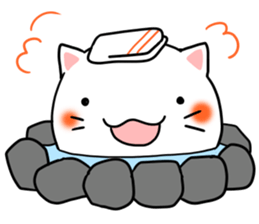 cat Japanese confectionery shop sticker #7726946