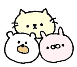 Cute animals of Japan sticker #7728022