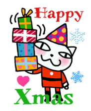 Christmas and New Year of Nyanzu sticker #7728513