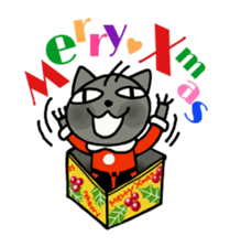 Christmas and New Year of Nyanzu sticker #7728522