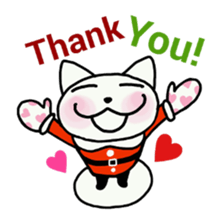 Christmas and New Year of Nyanzu sticker #7728529