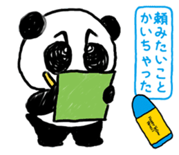 Drawing Panda sticker #7728628
