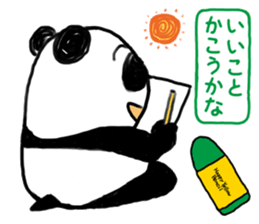 Drawing Panda sticker #7728636