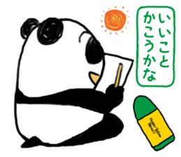 Drawing Panda sticker #7728636