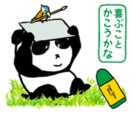 Drawing Panda sticker #7728637