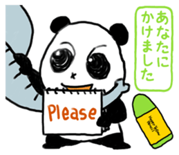 Drawing Panda sticker #7728642