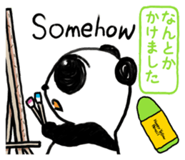 Drawing Panda sticker #7728644