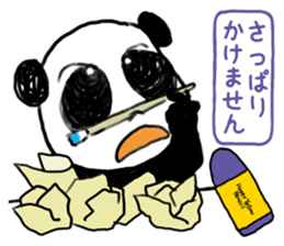 Drawing Panda sticker #7728648