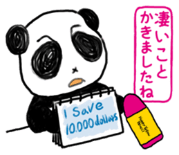 Drawing Panda sticker #7728662
