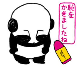 Drawing Panda sticker #7728665