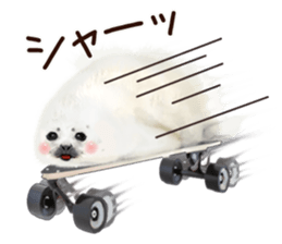 Realistic seal 2 sticker #7729106