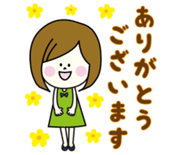 Girl of natural Kansai accent sticker #7729268