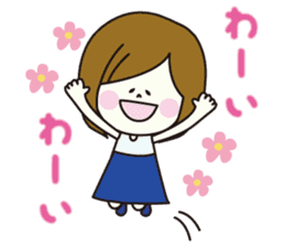 Girl of natural Kansai accent sticker #7729283