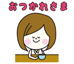 Girl of natural Kansai accent sticker #7729306