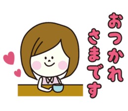 Girl of natural Kansai accent sticker #7729307