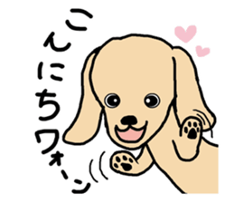 Pretty dachs sticker sticker #7729949