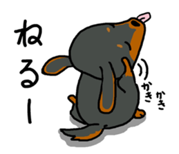 Pretty dachs sticker sticker #7729951