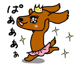 Pretty dachs sticker sticker #7729955