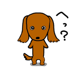 Pretty dachs sticker sticker #7729956