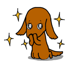 Pretty dachs sticker sticker #7729958