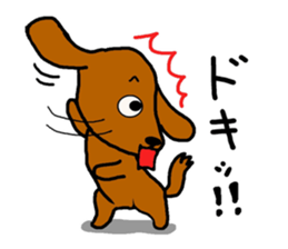 Pretty dachs sticker sticker #7729959