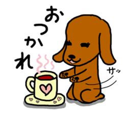 Pretty dachs sticker sticker #7729964