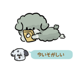 Dalmatian and Toy Poodle2 sticker #7729989