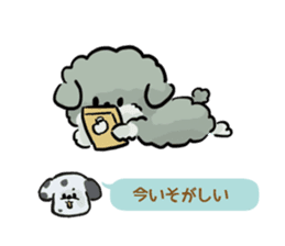 Dalmatian and Toy Poodle2 sticker #7729989