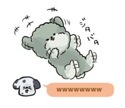 Dalmatian and Toy Poodle2 sticker #7729992