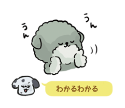 Dalmatian and Toy Poodle2 sticker #7729994