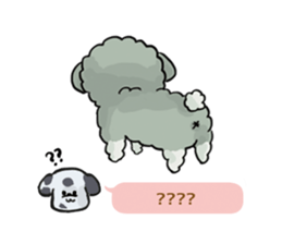 Dalmatian and Toy Poodle2 sticker #7729996