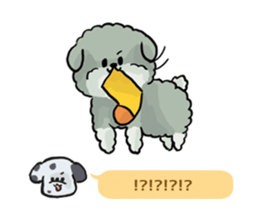 Dalmatian and Toy Poodle2 sticker #7729997