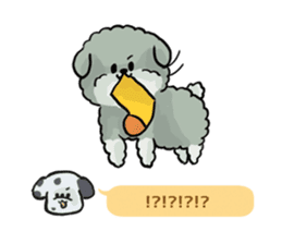 Dalmatian and Toy Poodle2 sticker #7729997