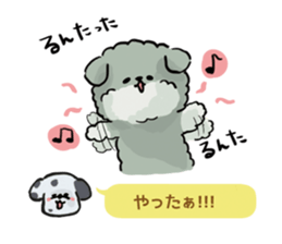 Dalmatian and Toy Poodle2 sticker #7730002