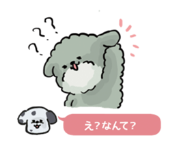 Dalmatian and Toy Poodle2 sticker #7730003