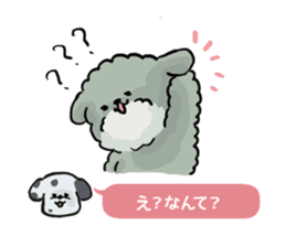 Dalmatian and Toy Poodle2 sticker #7730003
