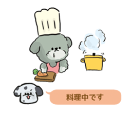 Dalmatian and Toy Poodle2 sticker #7730008