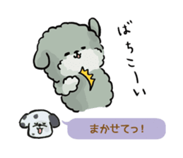 Dalmatian and Toy Poodle2 sticker #7730009