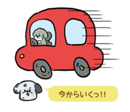 Dalmatian and Toy Poodle2 sticker #7730010