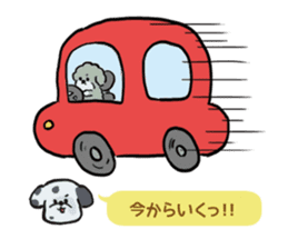 Dalmatian and Toy Poodle2 sticker #7730010