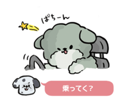 Dalmatian and Toy Poodle2 sticker #7730011