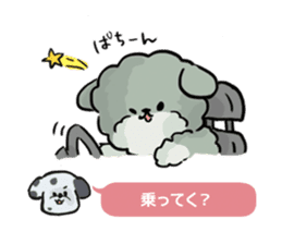 Dalmatian and Toy Poodle2 sticker #7730011