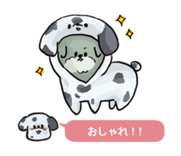 Dalmatian and Toy Poodle2 sticker #7730019