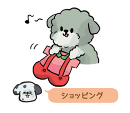 Dalmatian and Toy Poodle2 sticker #7730024