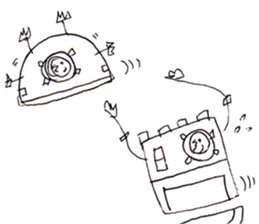 Robot Stickers 2. sticker #7730060