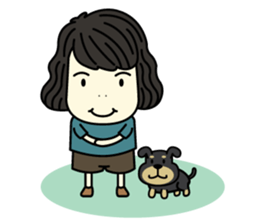 Mali with Little Mocha sticker #7730388